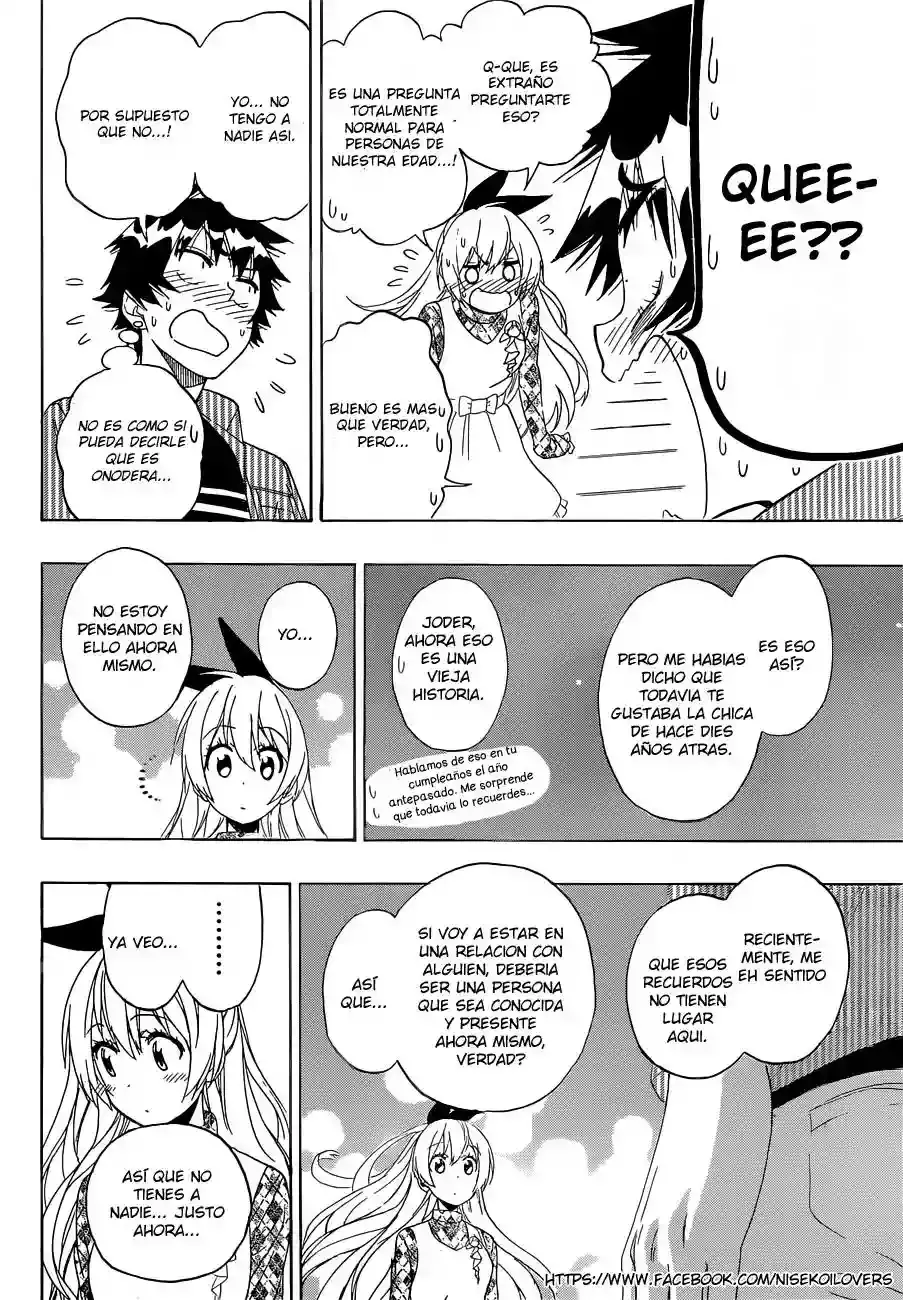Nisekoi capítulo 174, página 19