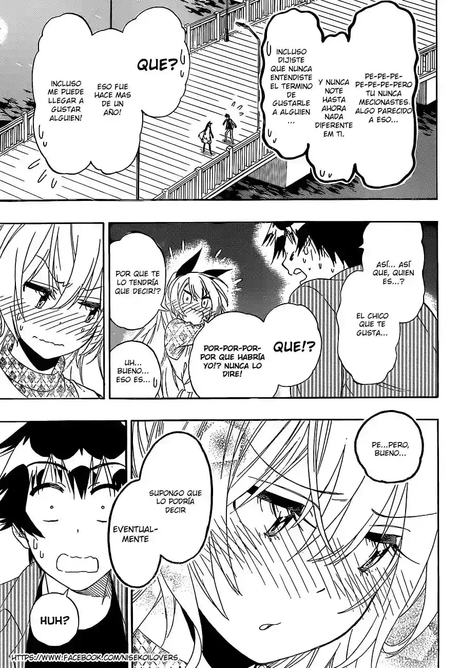 Nisekoi capítulo 175, página 4