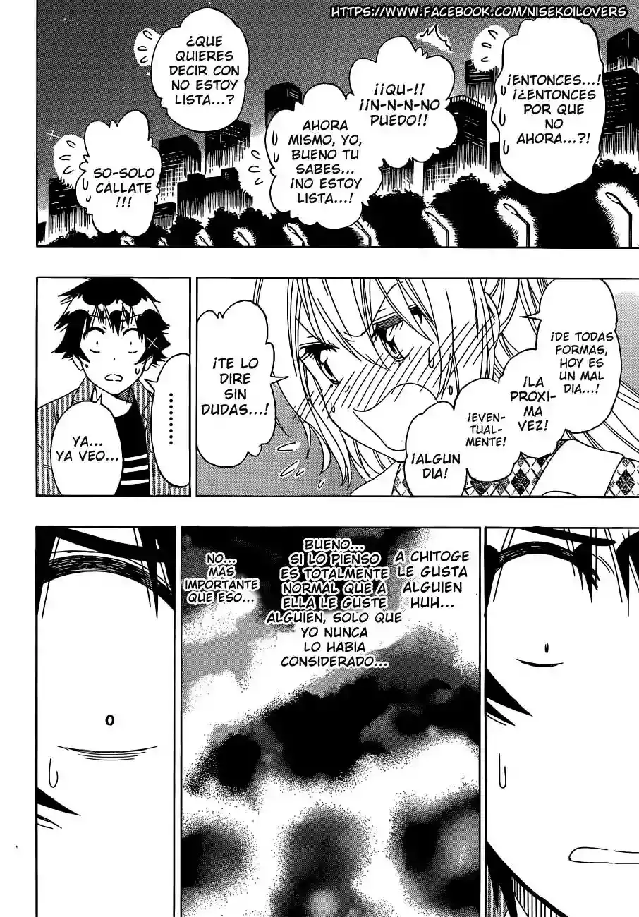 Nisekoi capítulo 175, página 5
