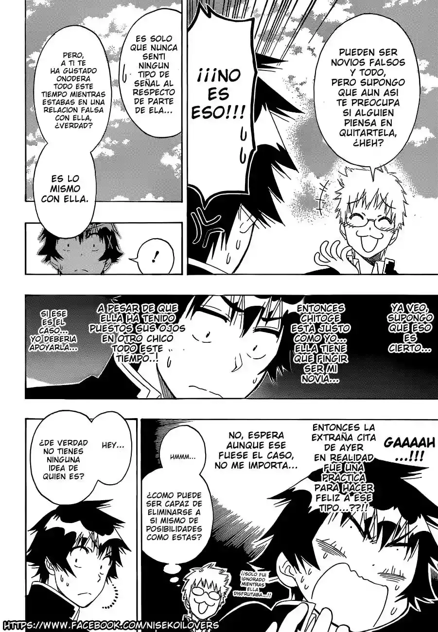 Nisekoi capítulo 175, página 9