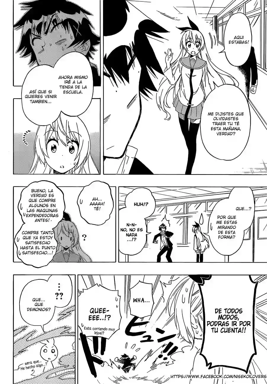 Nisekoi capítulo 175, página 11