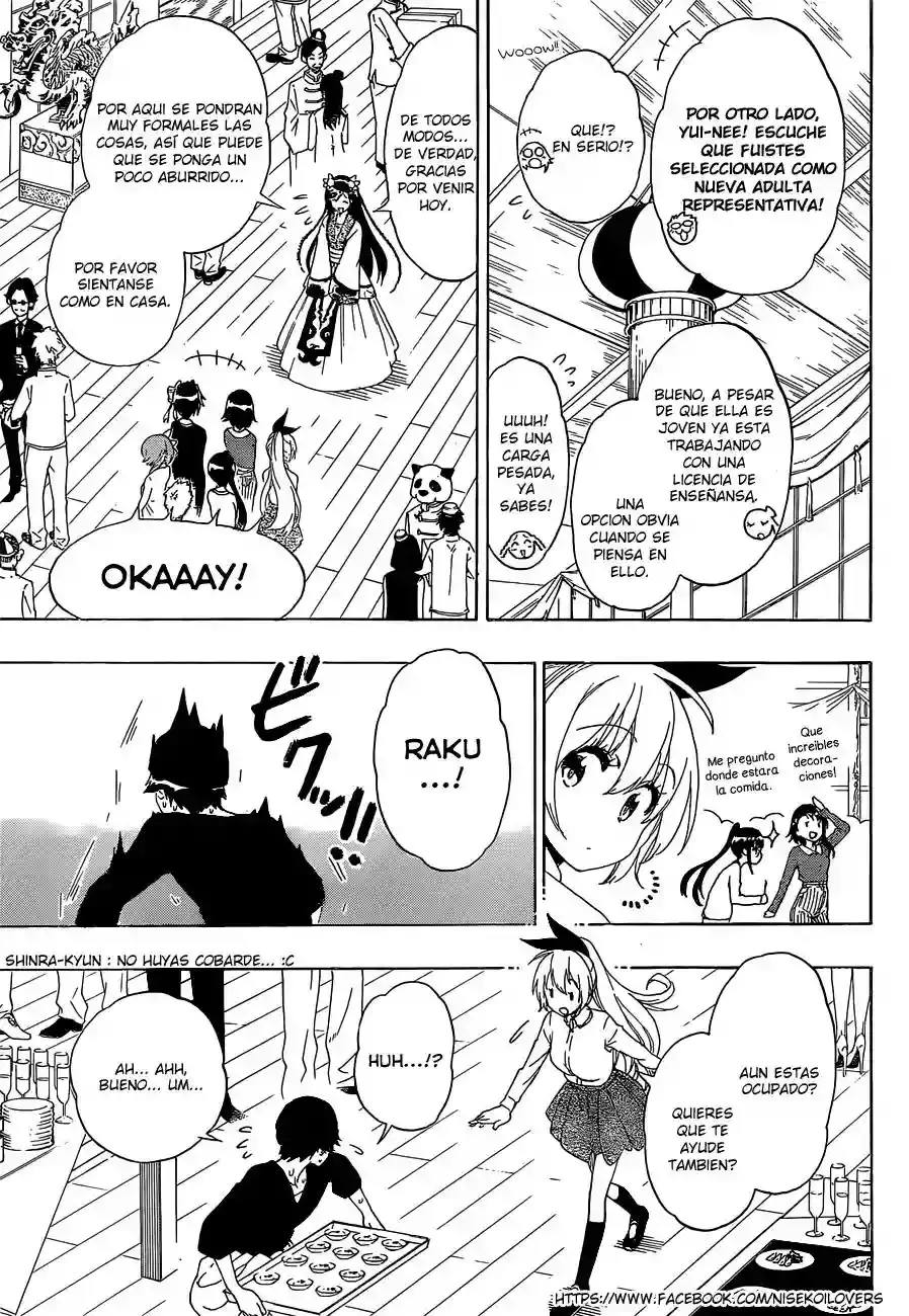 Nisekoi capítulo 176, página 6