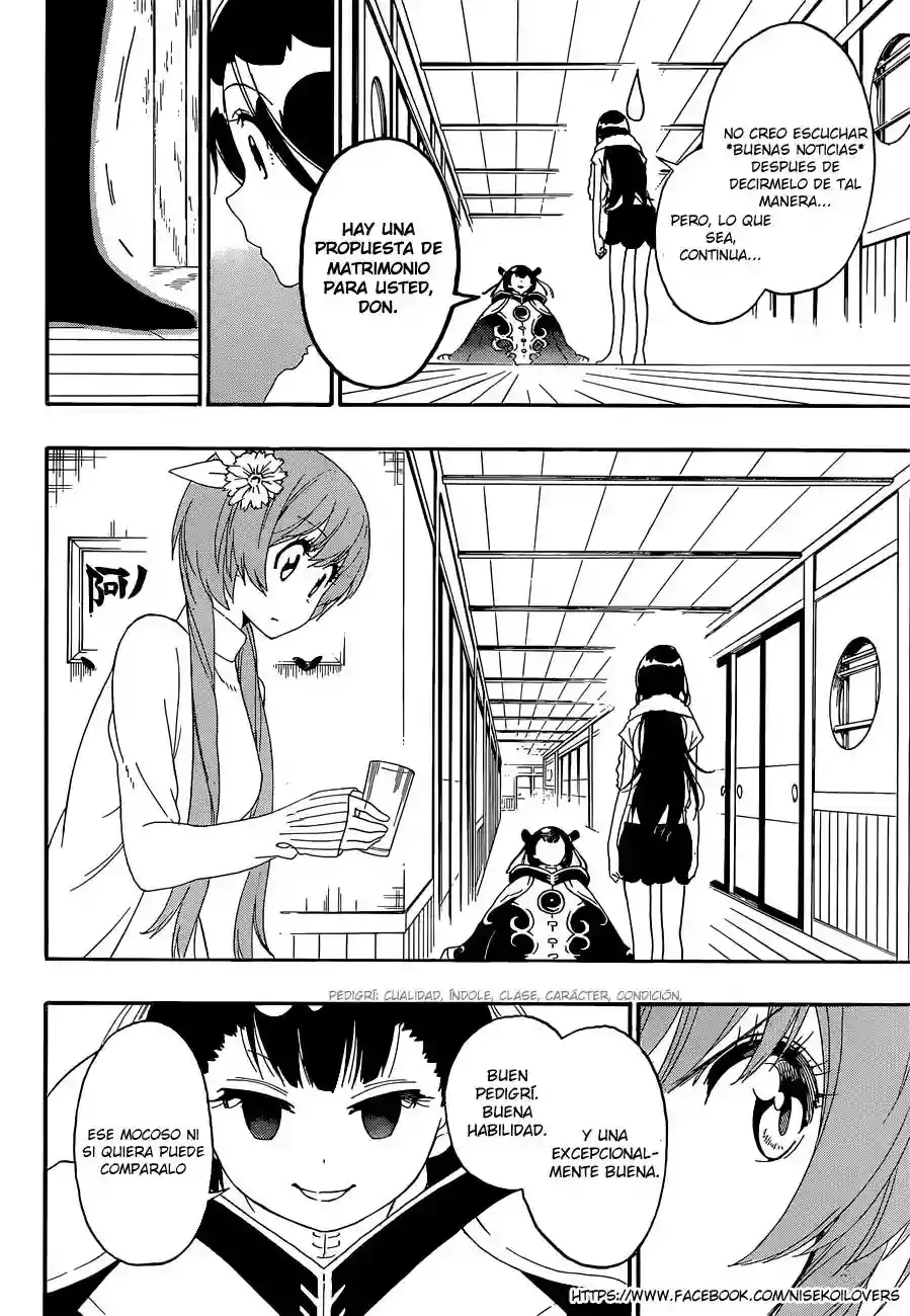 Nisekoi capítulo 176, página 19