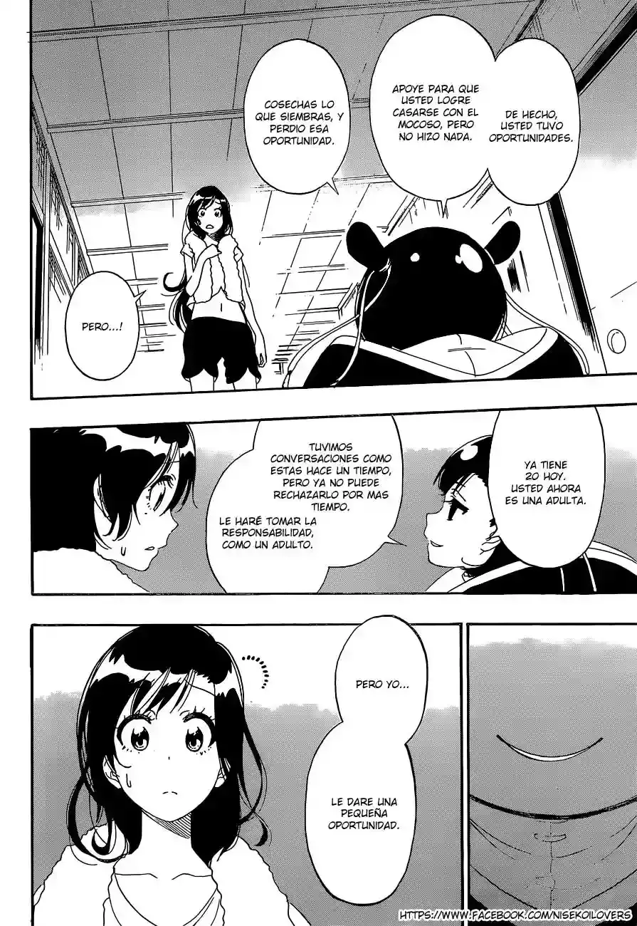 Nisekoi capítulo 177, página 3