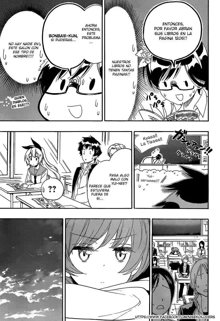 Nisekoi capítulo 177, página 6