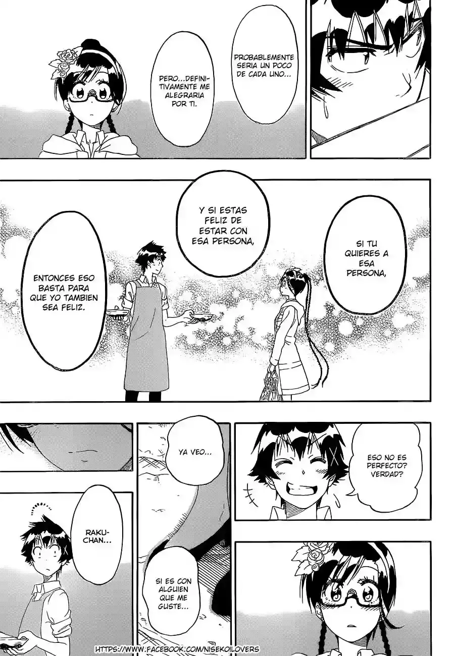 Nisekoi capítulo 177, página 18