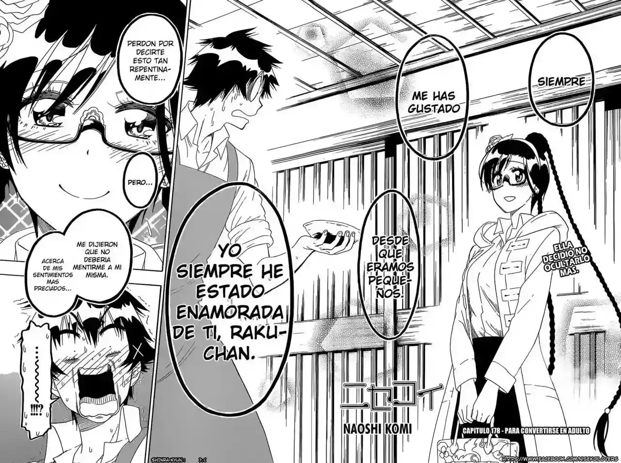 Nisekoi capítulo 178, página 3