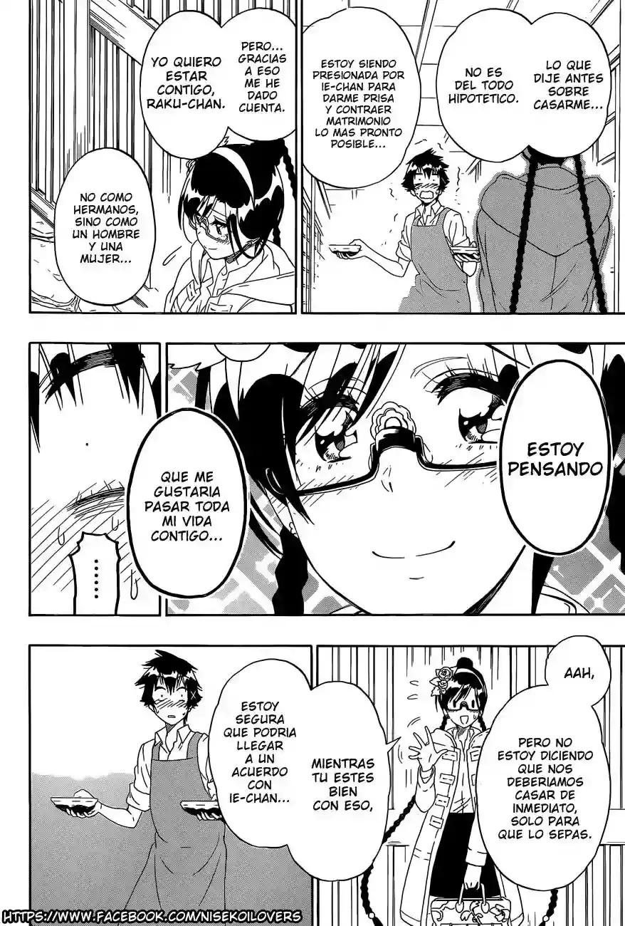 Nisekoi capítulo 178, página 4