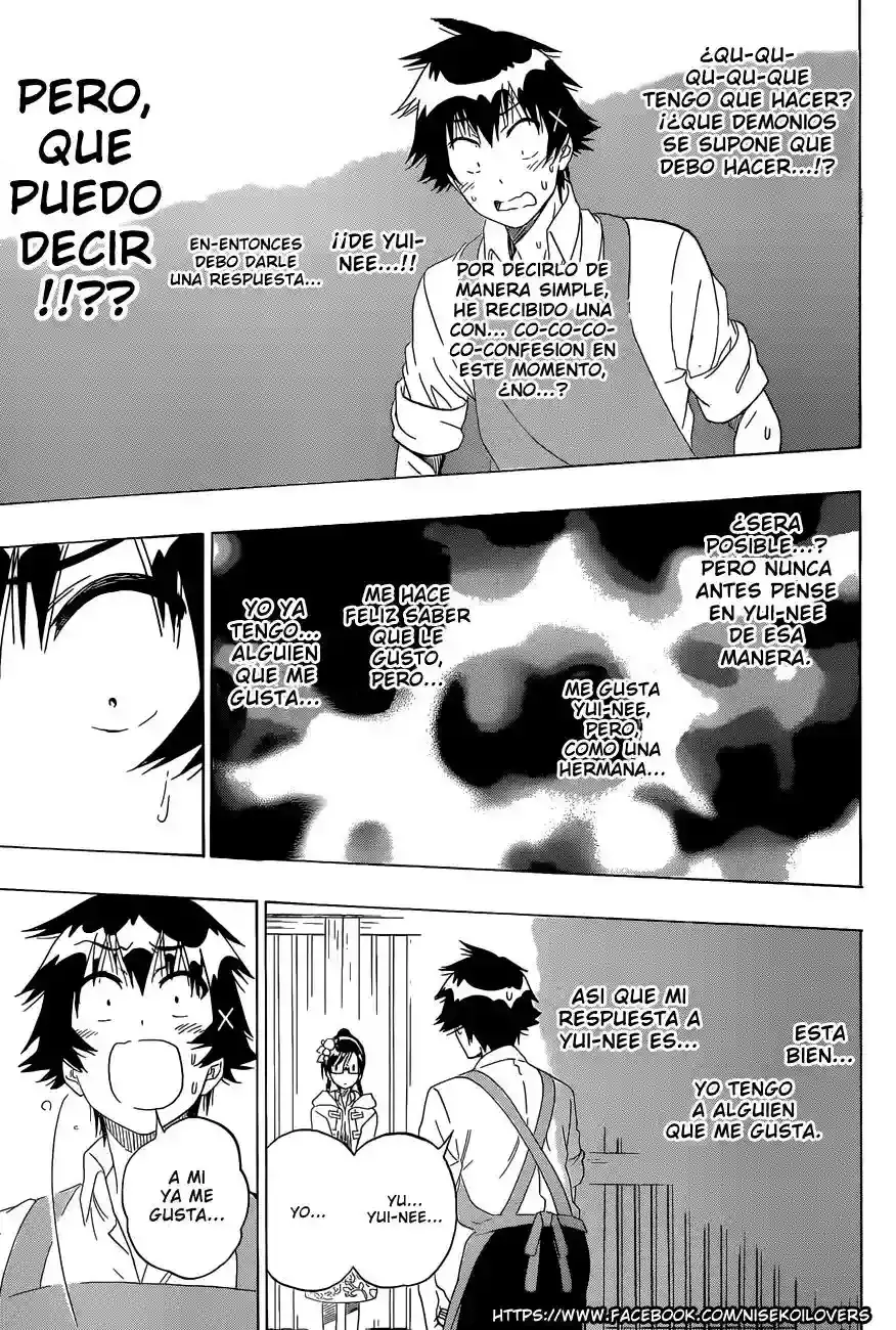 Nisekoi capítulo 178, página 7