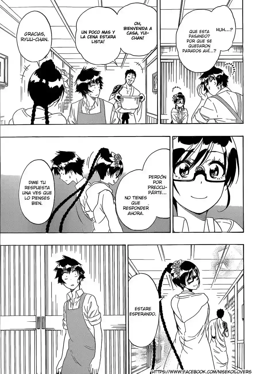 Nisekoi capítulo 178, página 9