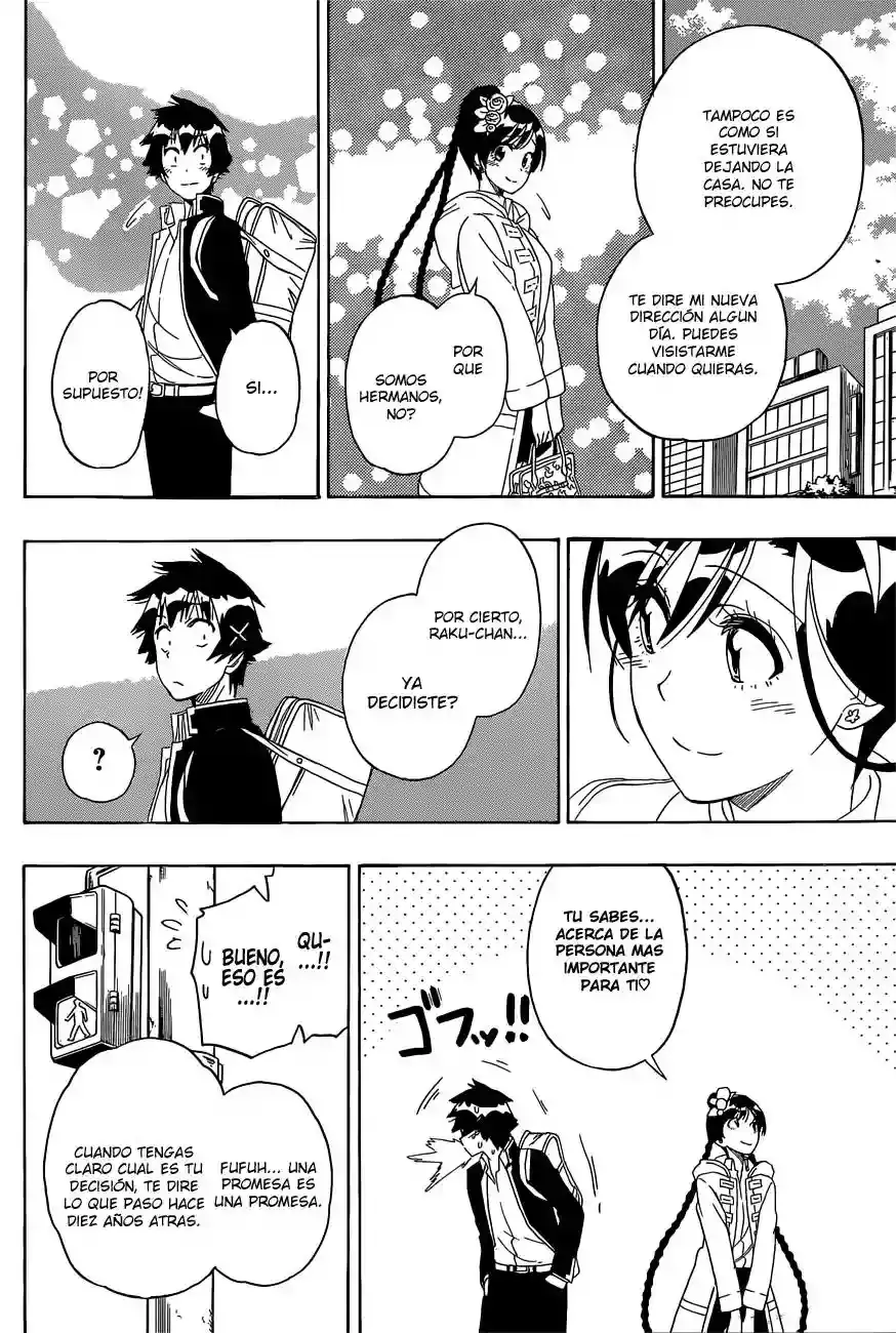 Nisekoi capítulo 179, página 9