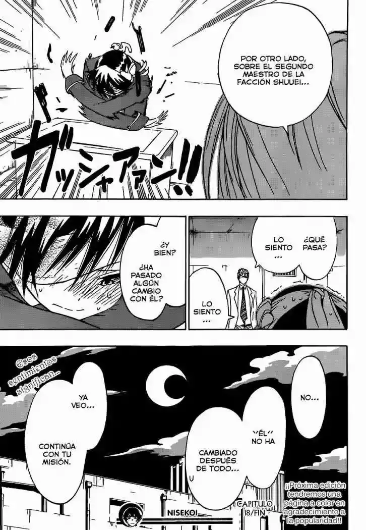 Nisekoi capítulo 18, página 20
