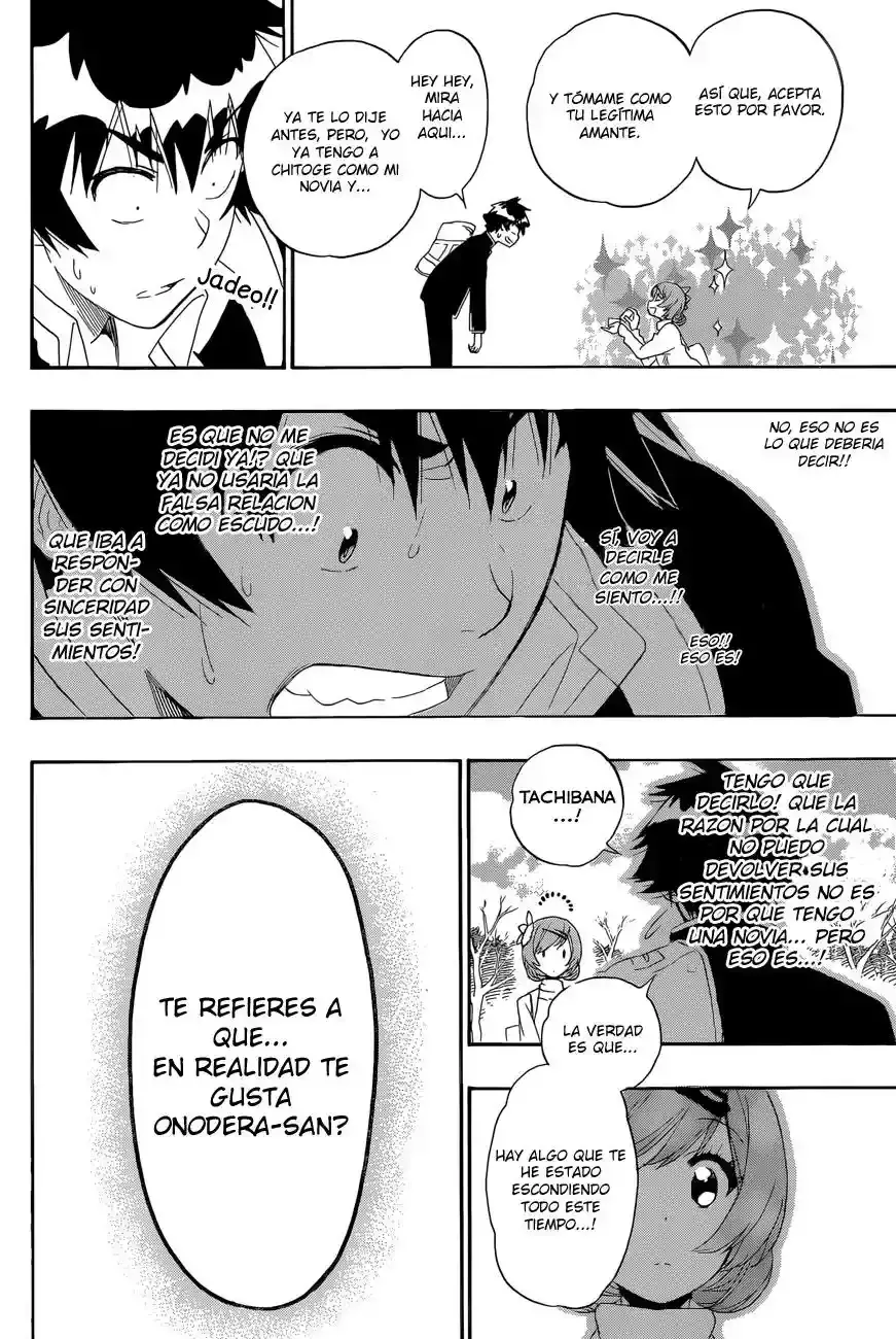 Nisekoi capítulo 180, página 19