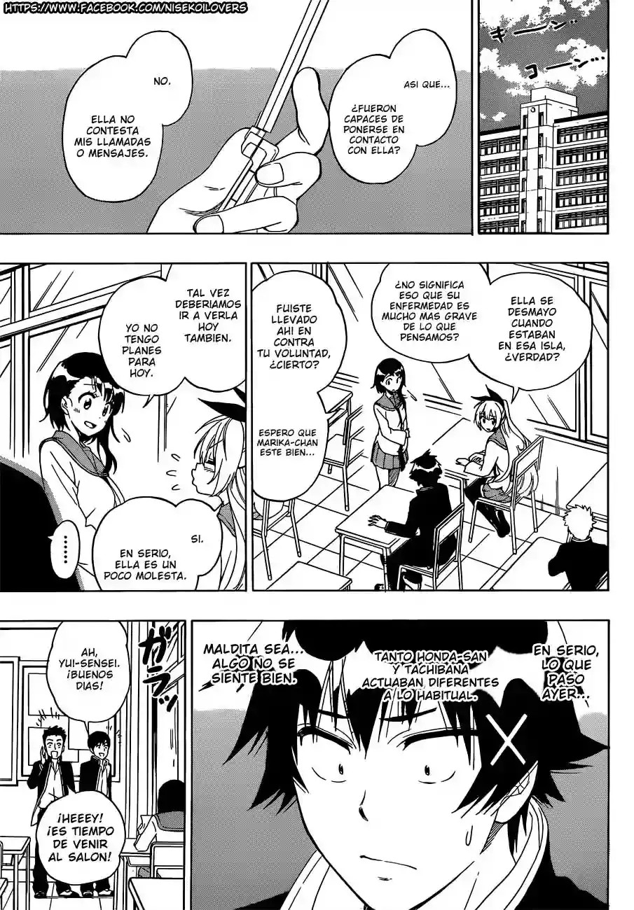 Nisekoi capítulo 181, página 11