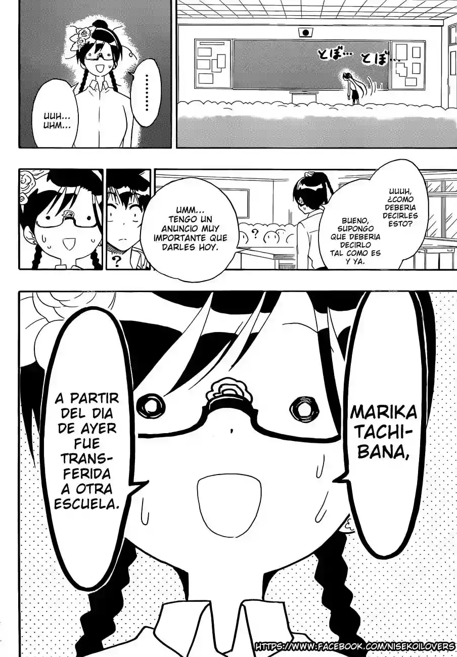 Nisekoi capítulo 181, página 12
