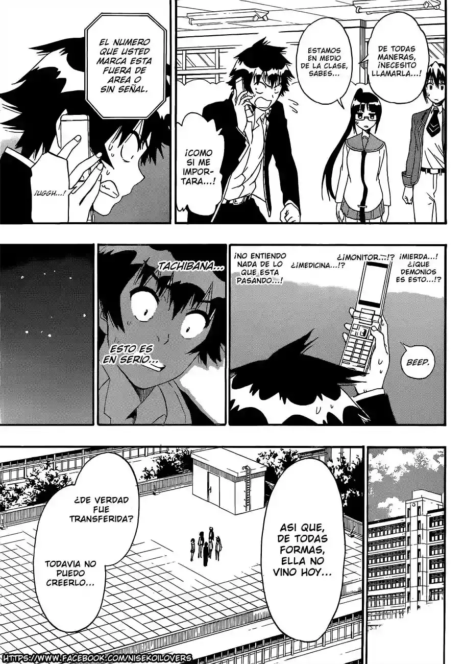 Nisekoi capítulo 181, página 15