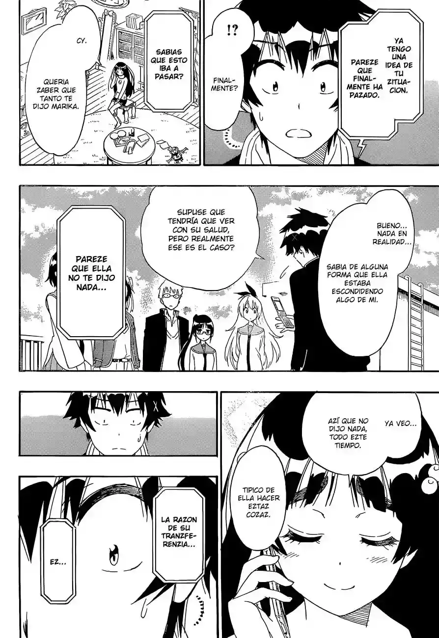 Nisekoi capítulo 182, página 3