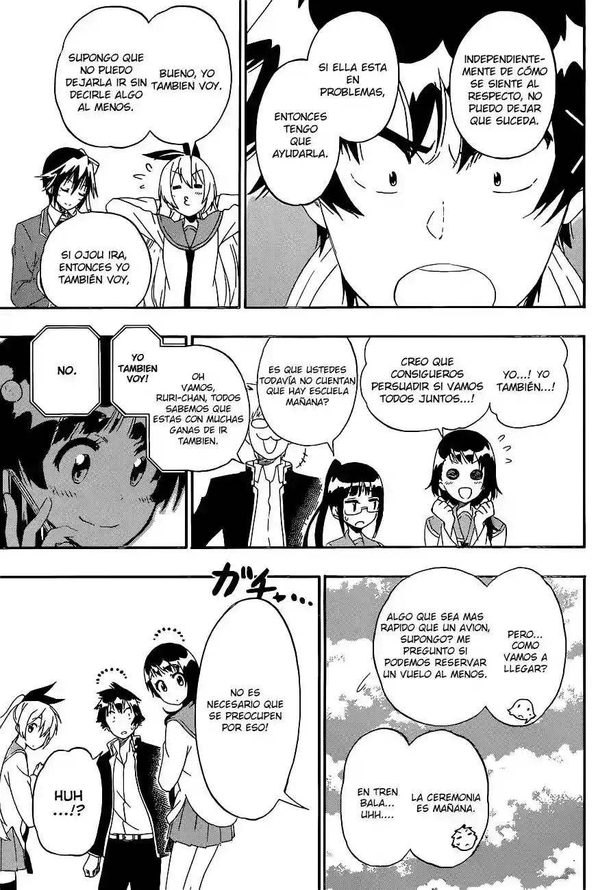 Nisekoi capítulo 182, página 18