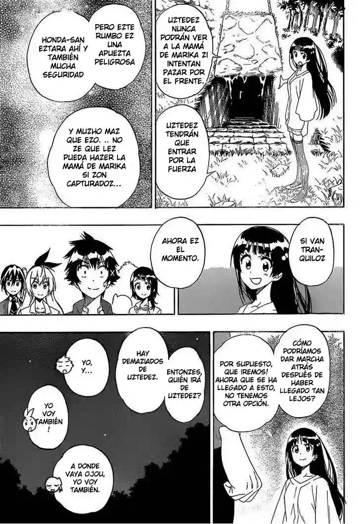Nisekoi capítulo 184, página 10