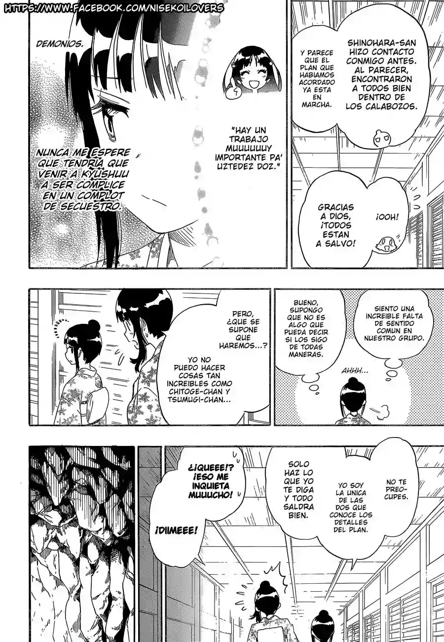 Nisekoi capítulo 188, página 13