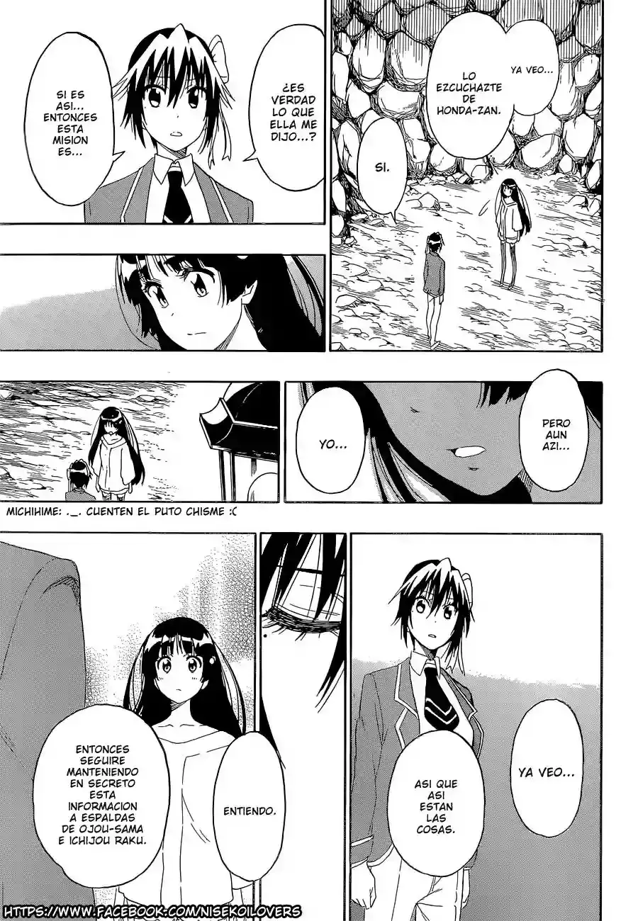 Nisekoi capítulo 188, página 16