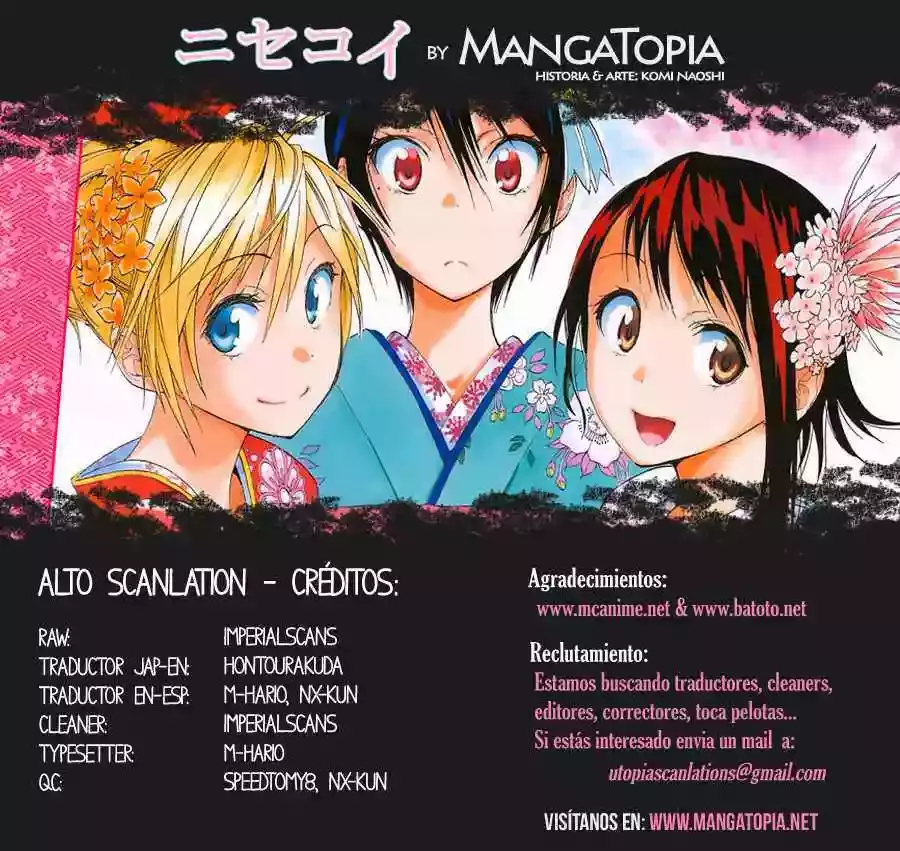 Nisekoi capítulo 19, página 1