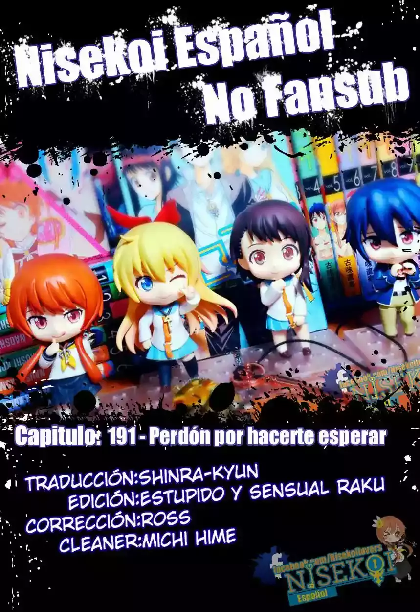 Nisekoi capítulo 191, página 1