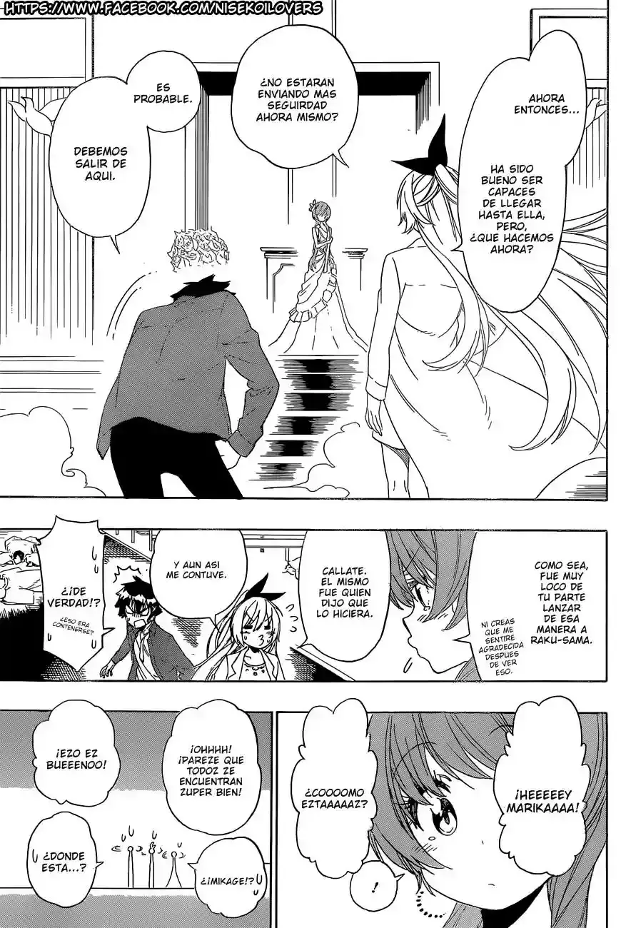 Nisekoi capítulo 192, página 4