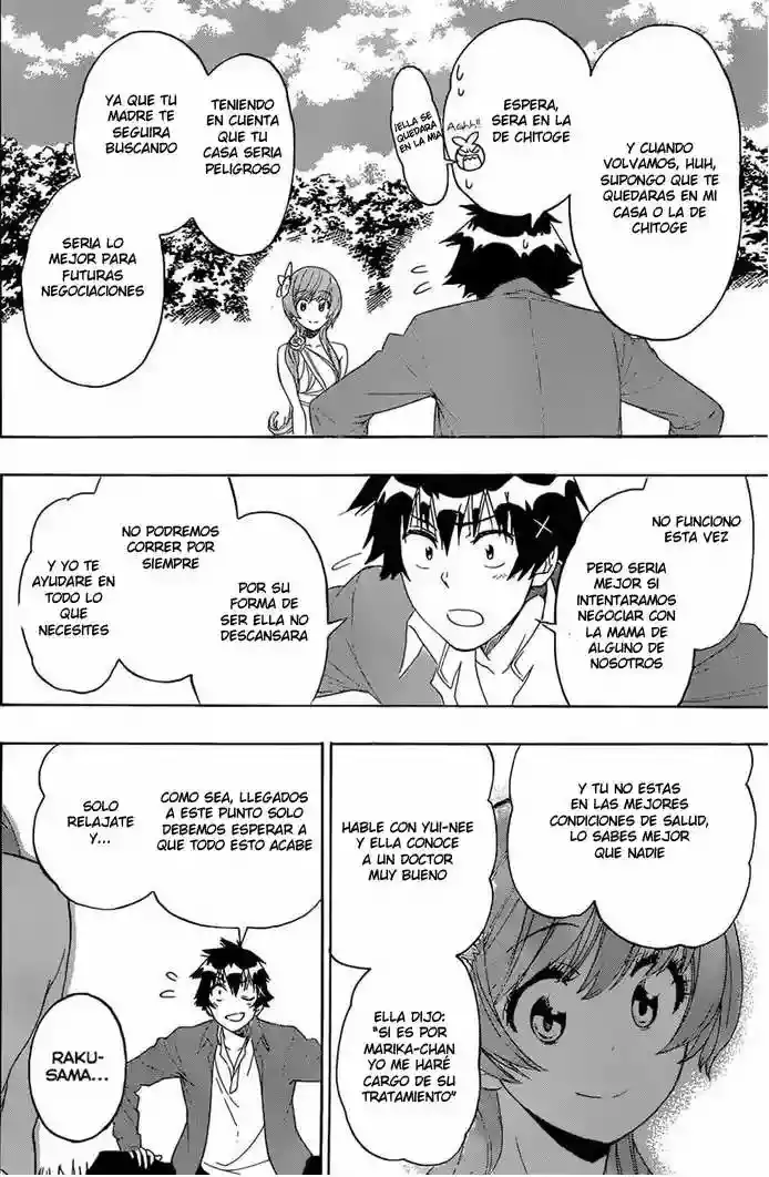 Nisekoi capítulo 194, página 8