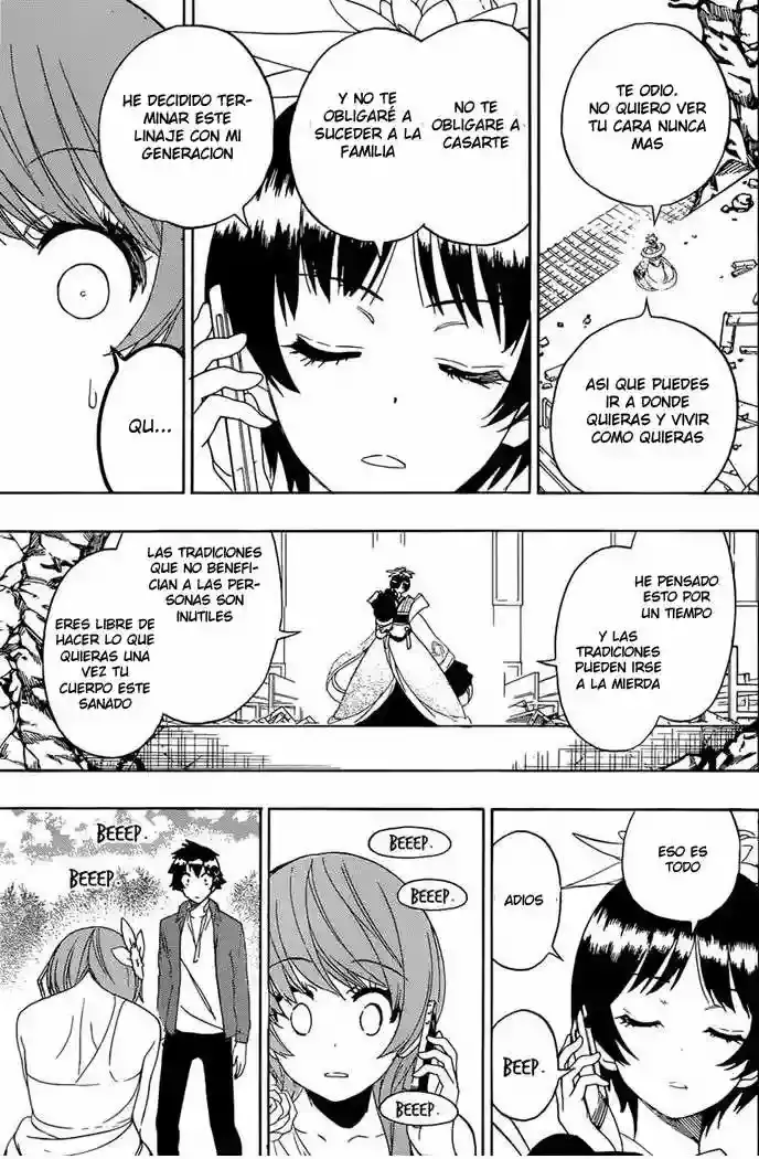 Nisekoi capítulo 194, página 17