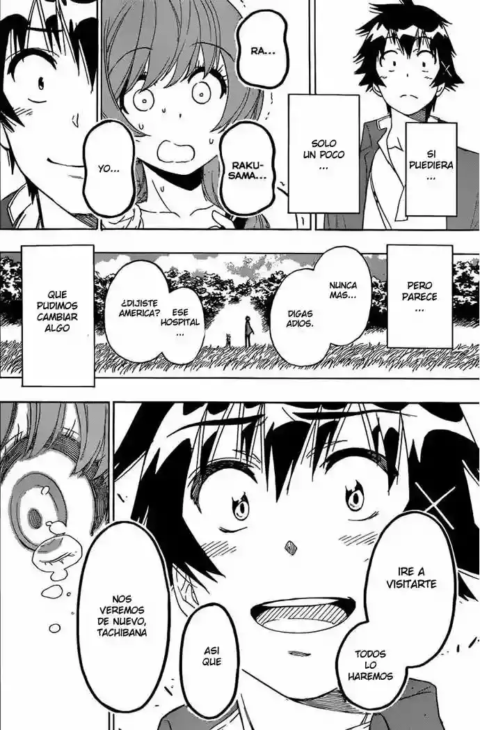 Nisekoi capítulo 194, página 18