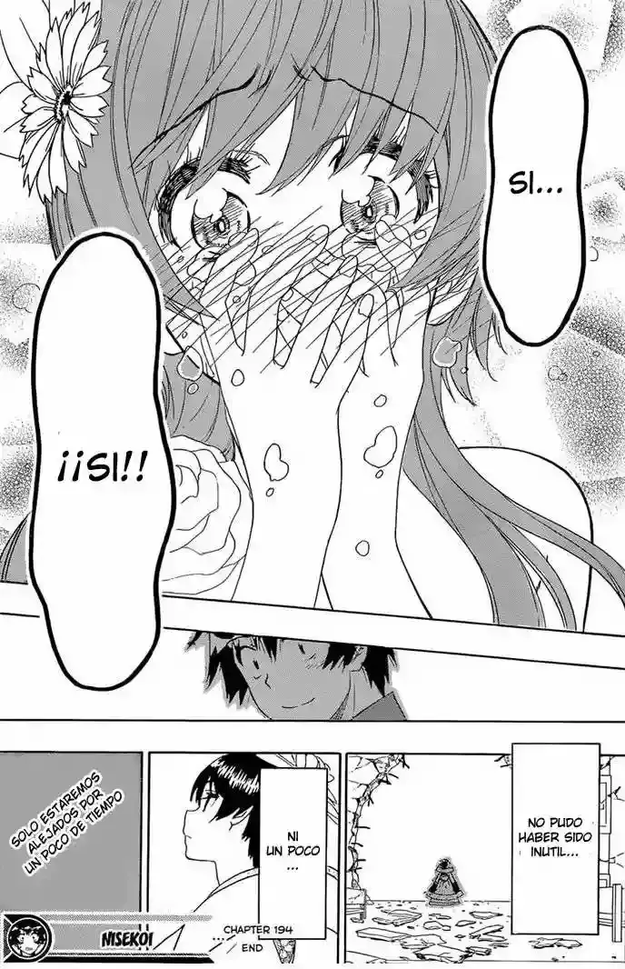 Nisekoi capítulo 194, página 19