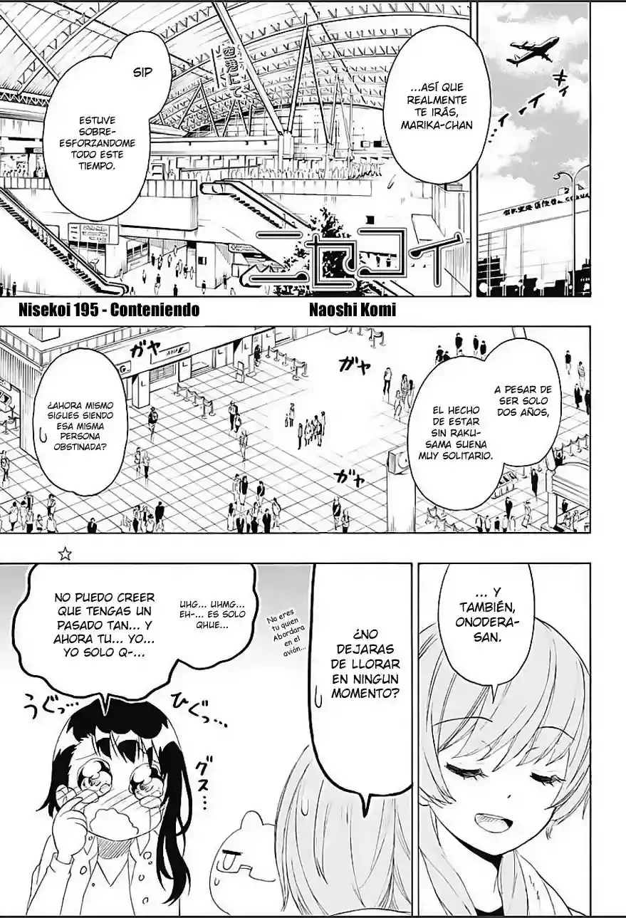 Nisekoi capítulo 195, página 4