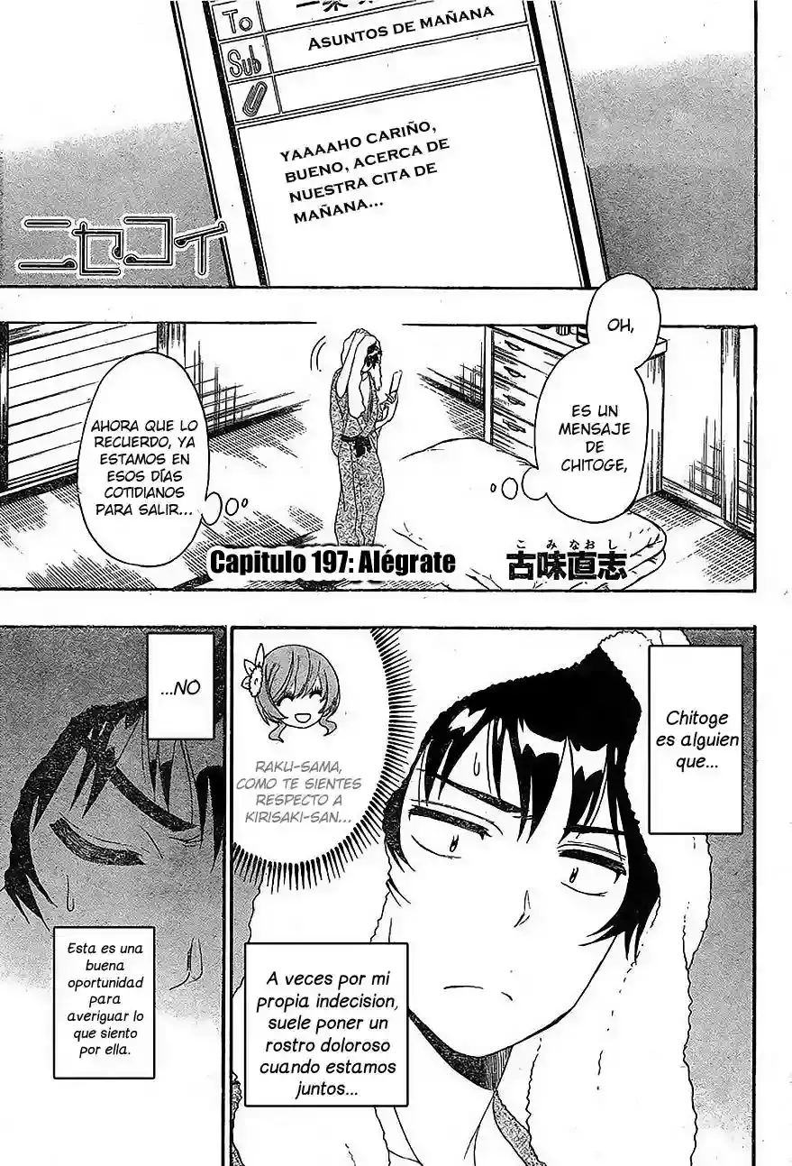 Nisekoi capítulo 197, página 2