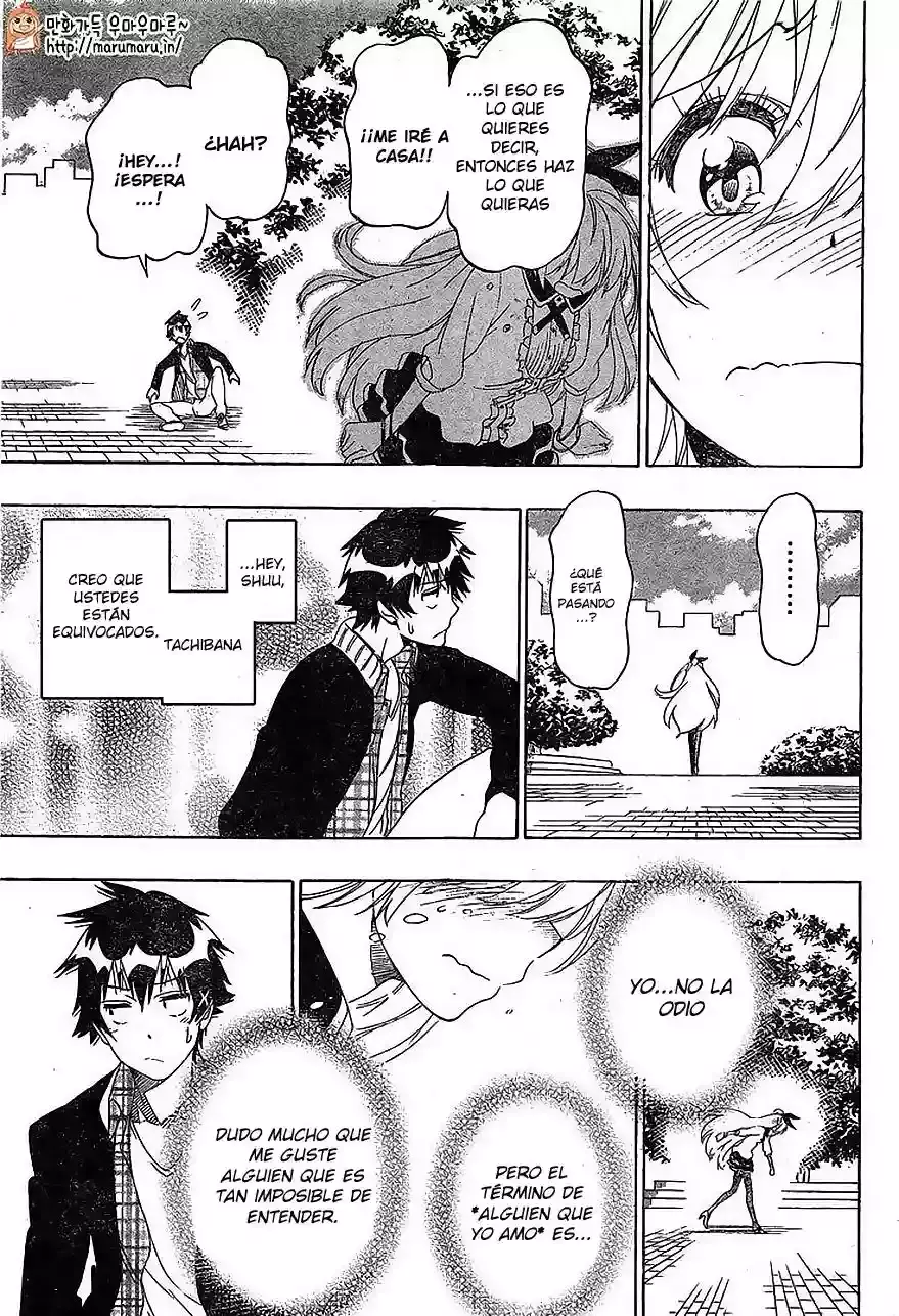 Nisekoi capítulo 197, página 18