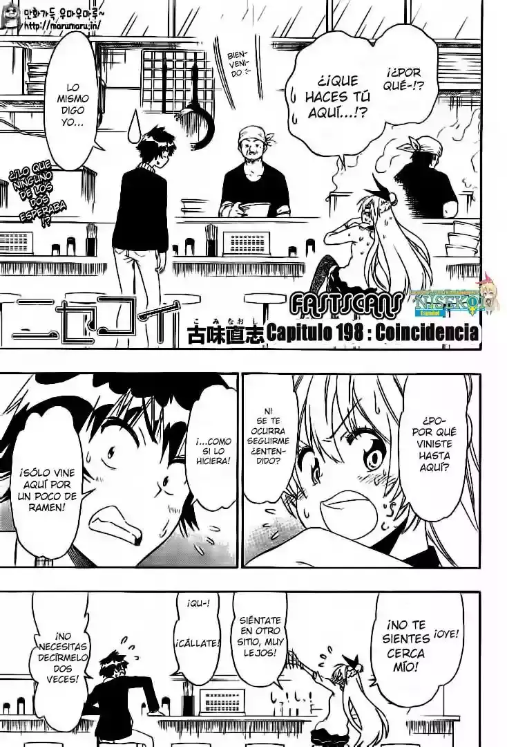 Nisekoi capítulo 198, página 2