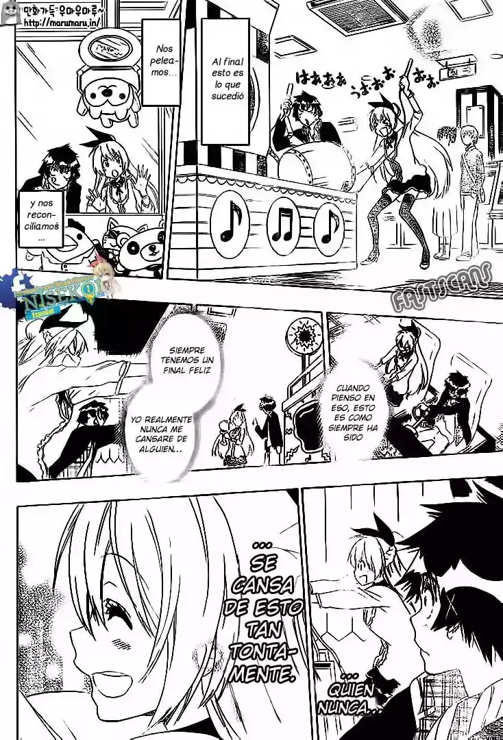 Nisekoi capítulo 198, página 15