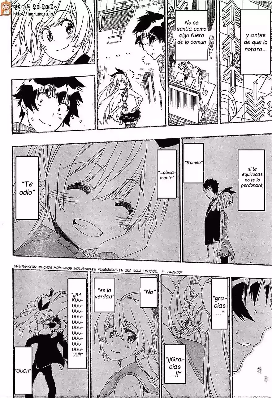 Nisekoi capítulo 199, página 15
