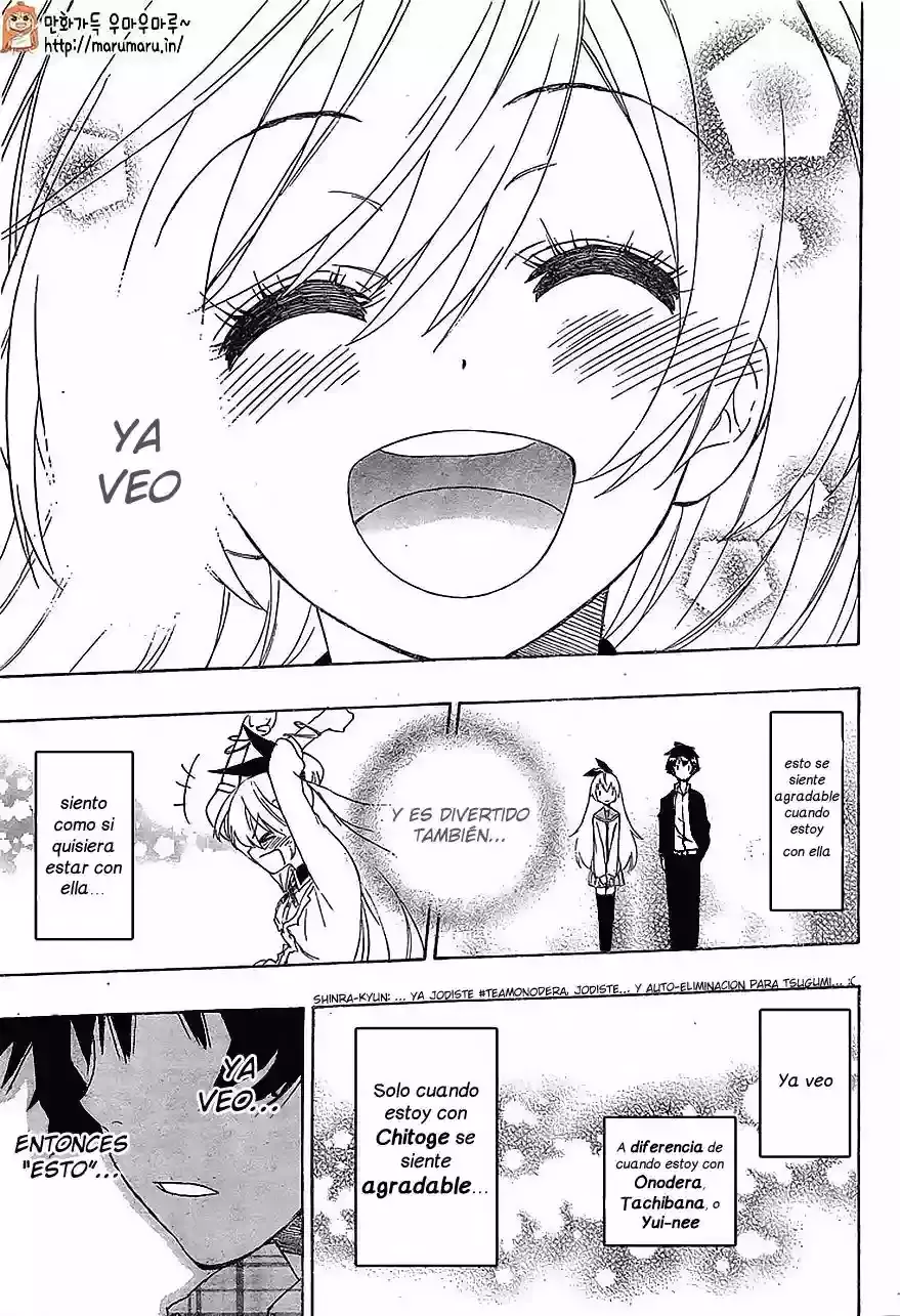Nisekoi capítulo 199, página 18