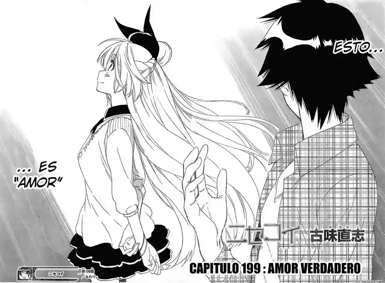 Nisekoi capítulo 199, página 19