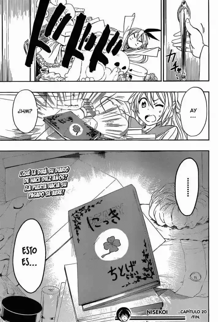 Nisekoi capítulo 20, página 20