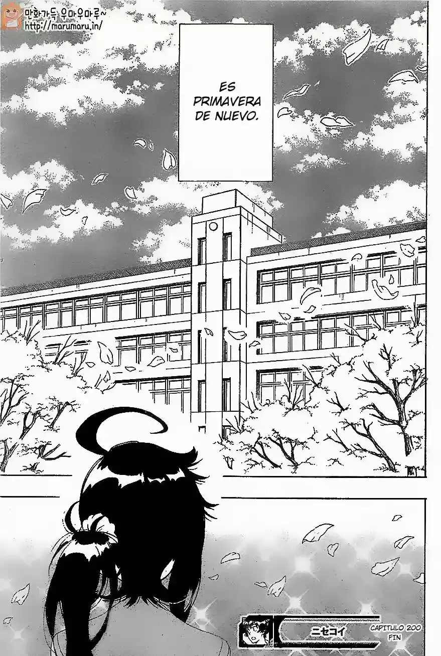 Nisekoi capítulo 200, página 19