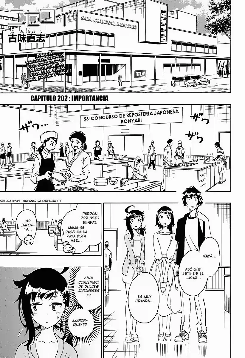 Nisekoi capítulo 202, página 2