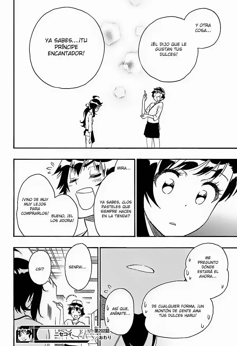 Nisekoi capítulo 202, página 19