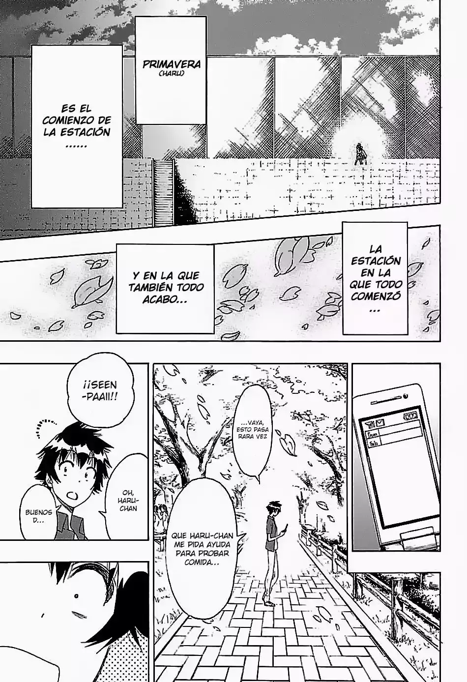 Nisekoi capítulo 203, página 14