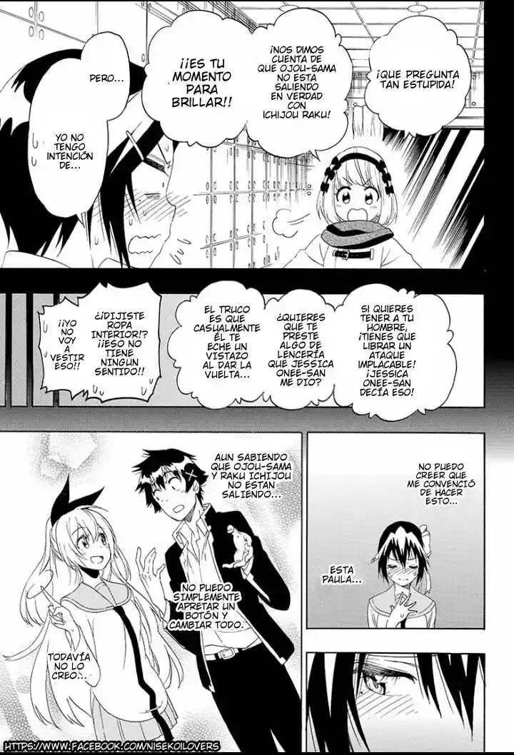Nisekoi capítulo 205, página 5