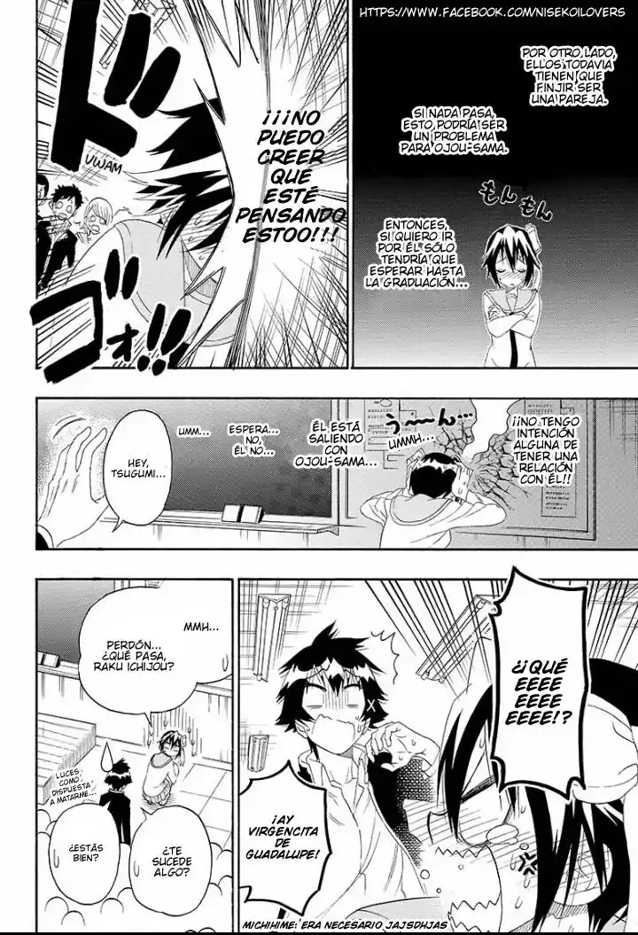 Nisekoi capítulo 205, página 6