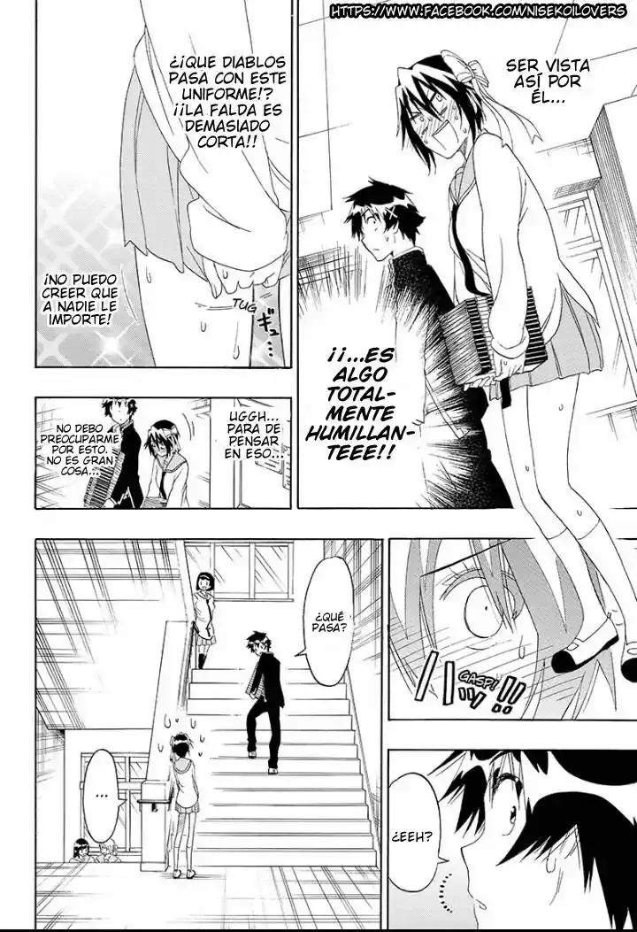 Nisekoi capítulo 205, página 8