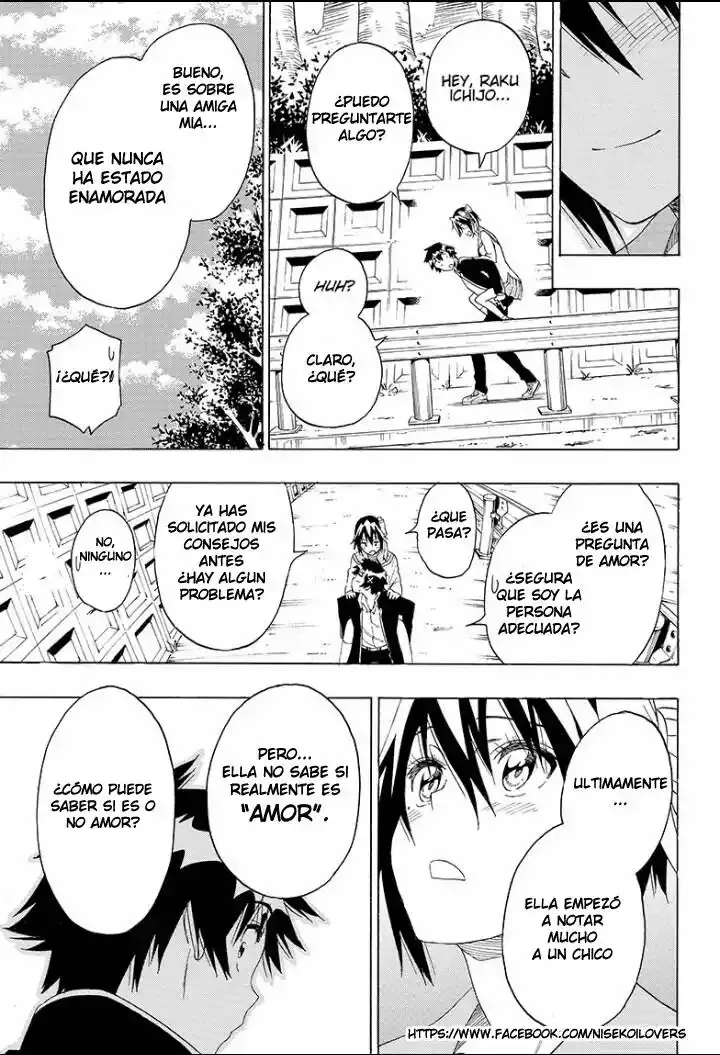 Nisekoi capítulo 205, página 17