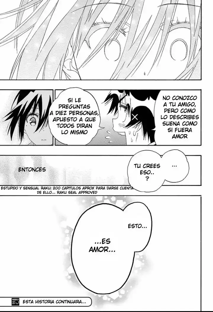 Nisekoi capítulo 205, página 21